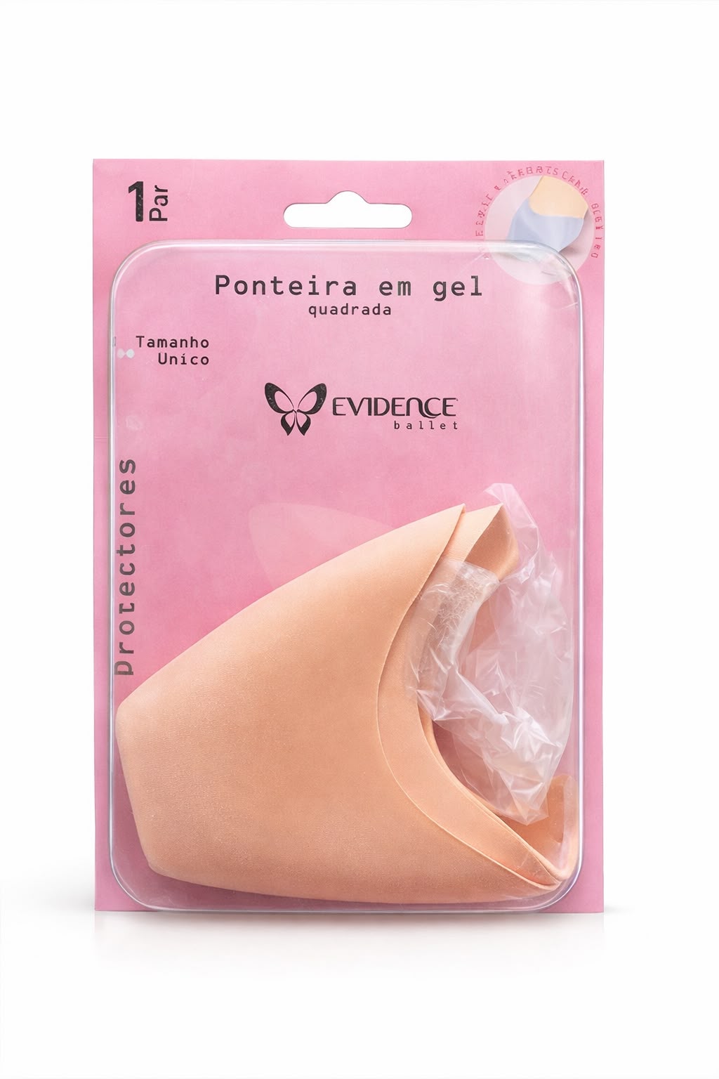PONTEIRA SILICONE NUDE QUADRADA - NUDE U